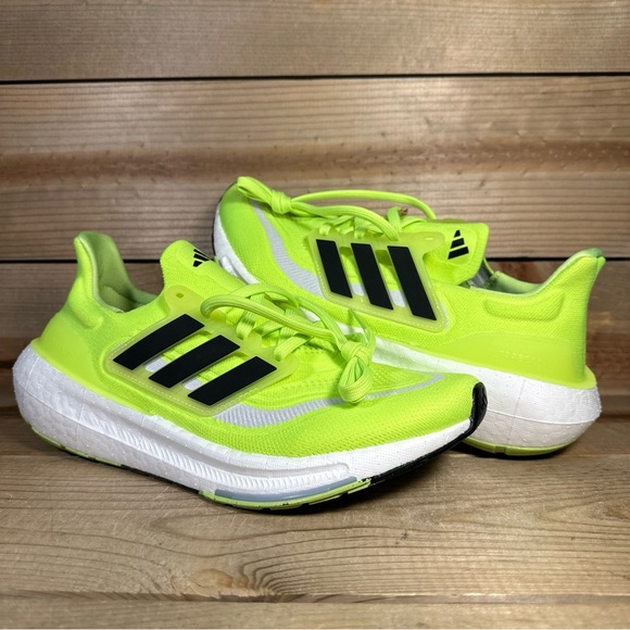 NEW Mens Size 8 Adidas Ultraboost Light “Lucid Lemon” Running Shoes IE1767 - Picture 8 of 9